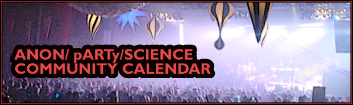 ANON/pARTy/SCIENCE Calendar